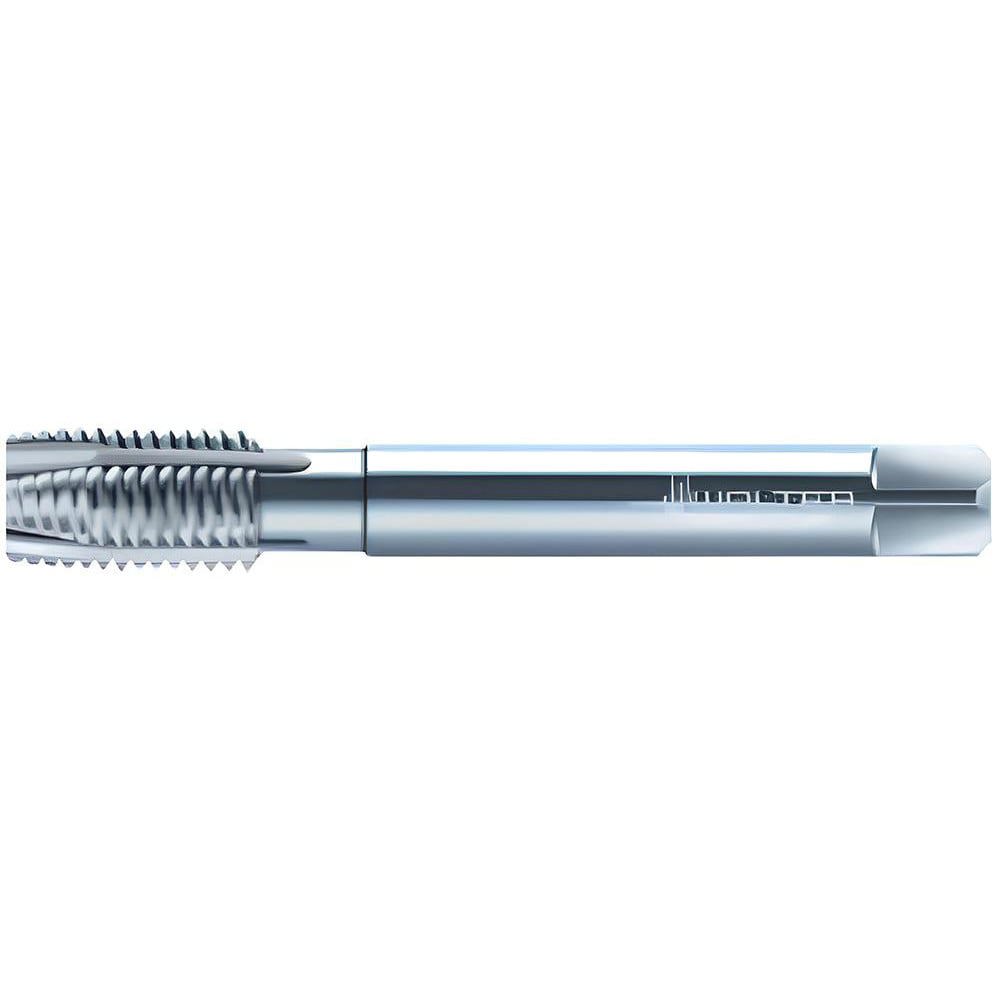 Spiral Point Tap: MF22x1 Metric Fine, 4 Flutes, Plug Chamfer, 6H Class of Fit, High-Speed Steel-E, Bright/Uncoated