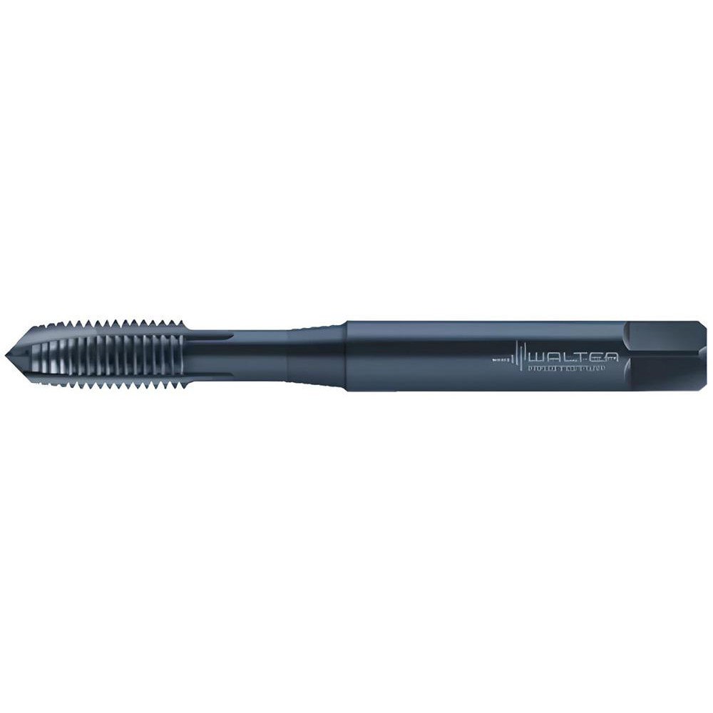 Spiral Point Tap: M2.2x0.45 Metric, 2 Flutes, Plug Chamfer, 6H Class of Fit, High-Speed Steel-E, Vaporisiert Coated