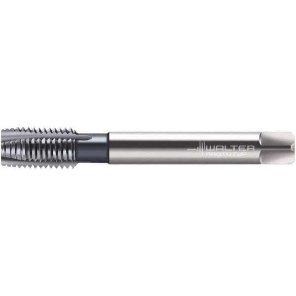 Spiral Point Tap: M14 x 2, Metric, 4 Flutes, Plug, 6HX, Cobalt, TiCN Finish