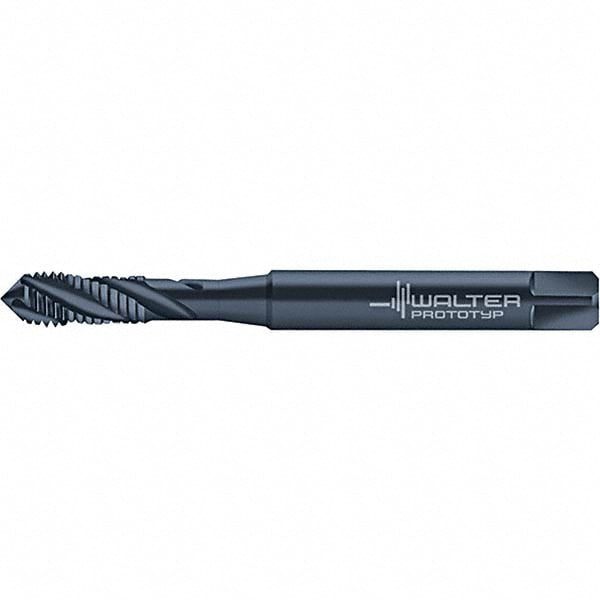 Spiral Flute Tap: M5x0.80 Metric, 3 Flutes, Modified Bottoming, 6GX Class of Fit, Cobalt, Oxide Coated
