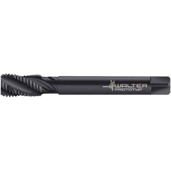 Spiral Flute Tap: 1-3/8-8 UN, 5 Flutes, Modified Bottoming, 2B Class of Fit, Cobalt, Oxide Coated