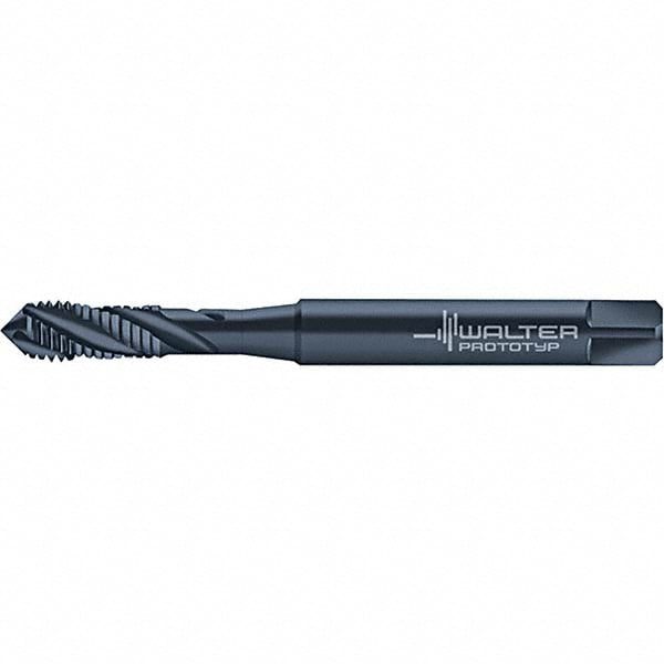 Spiral Flute Tap: #10-32 UNF, 3 Flutes, Modified Bottoming, 2B Class of Fit, Cobalt, Oxide Coated