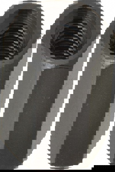 M10x1.50 Metric Coarse, 24mm OAL Steel Standard Coupling Nut