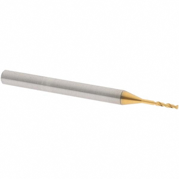 Screw Machine Length Drill Bit: 0.90 mm (0.0354) Dia, 150 deg, Vanadium High Speed Steel