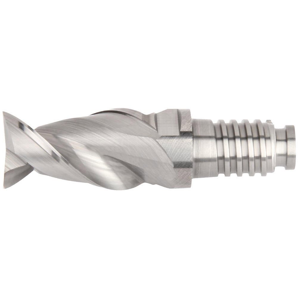 Square End Mill Heads; Center Cutting: Center Cutting ; Helix Angle: 45