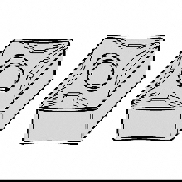 Turning Insert: DNMP332K KCP25B, Solid Carbide