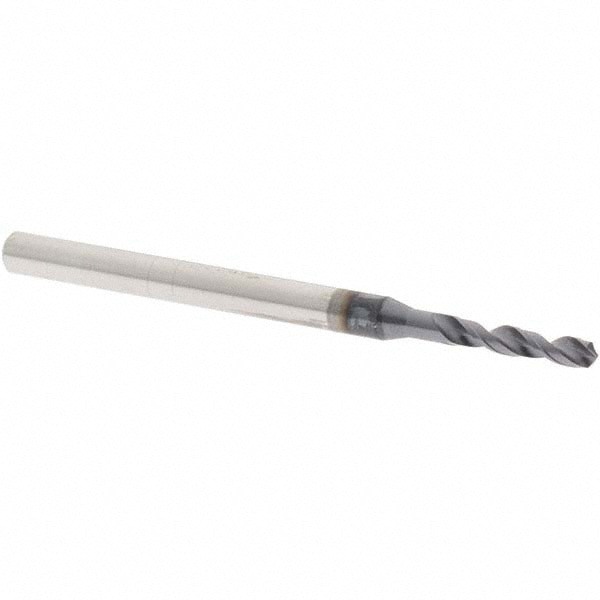 Screw Machine Length Drill Bit: 2.00 mm Dia, 130 deg Point, High-Speed Steel