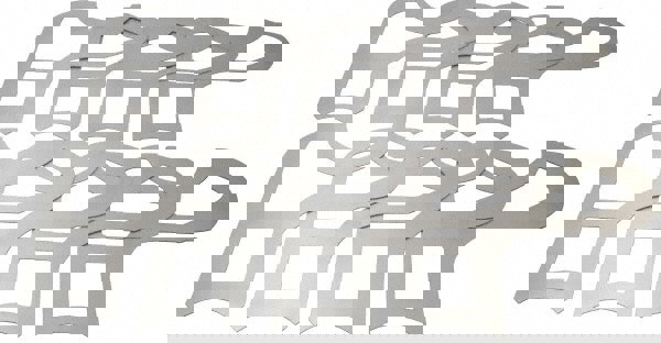 Radius Gage Set: Steel, 1-9/16 to 2