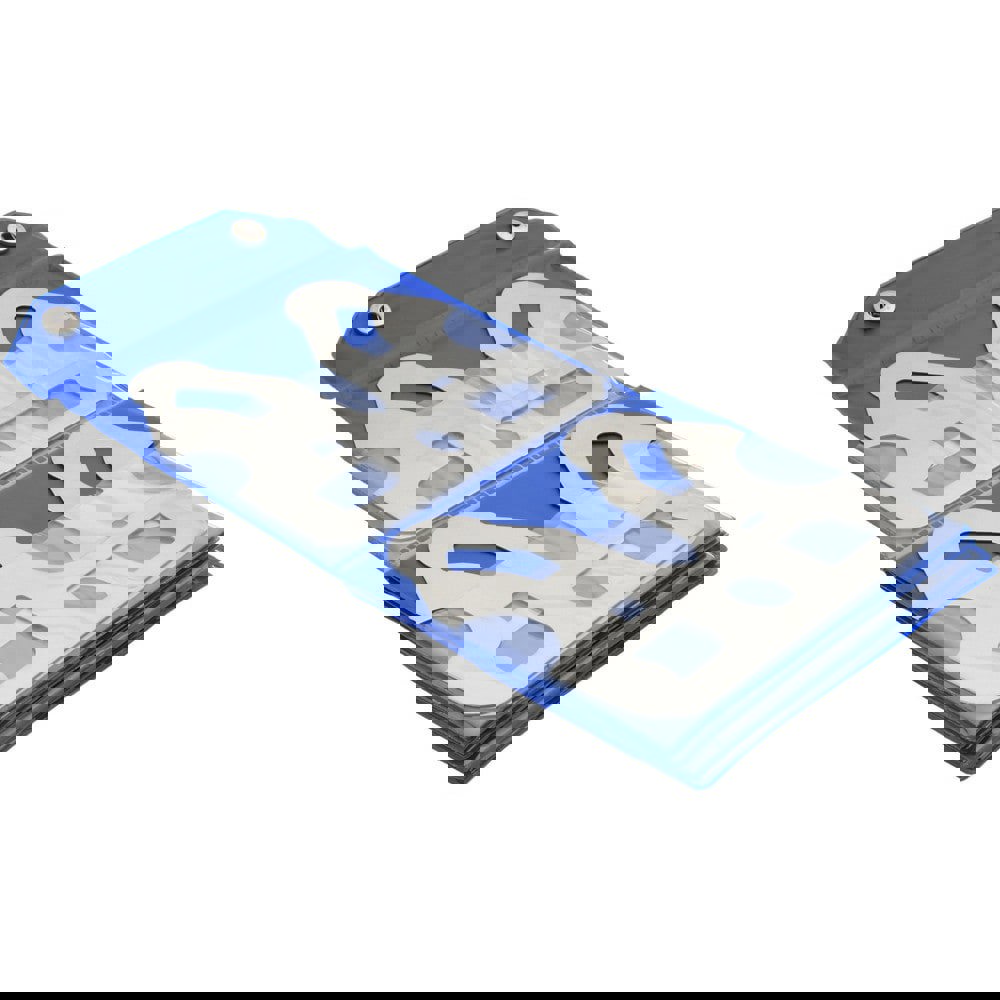 Radius Gage Set: Steel, 0.55 to 1