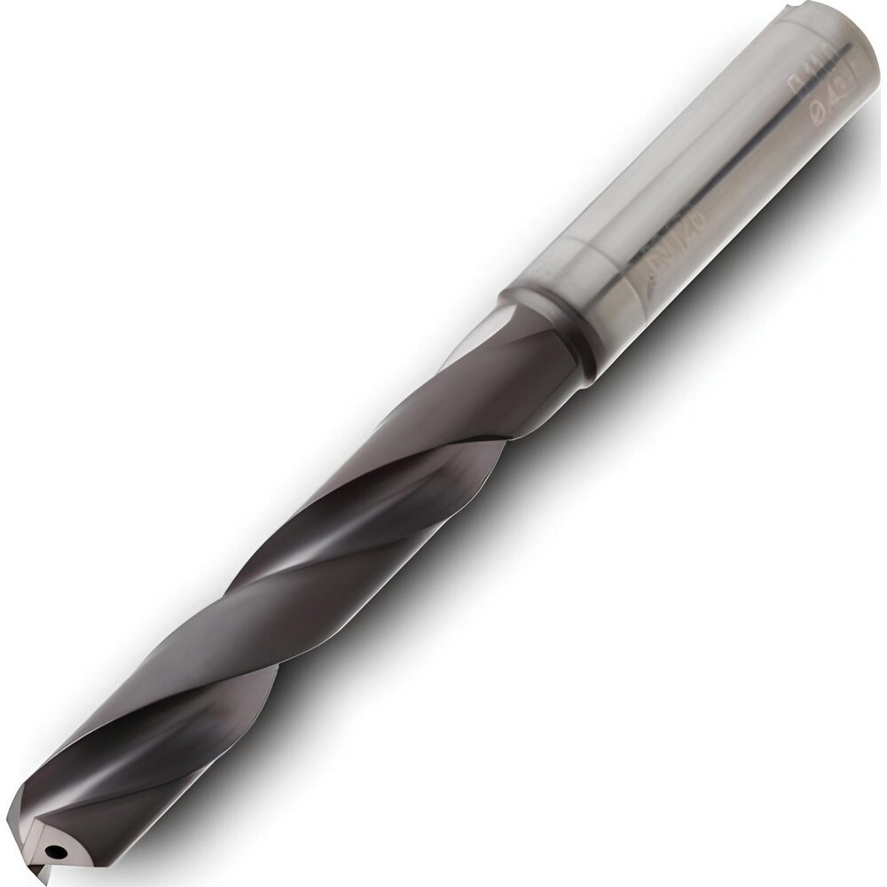 Jobber Length Drill Bit: 4.9 mm Dia, 140 &deg;, Solid Carbide