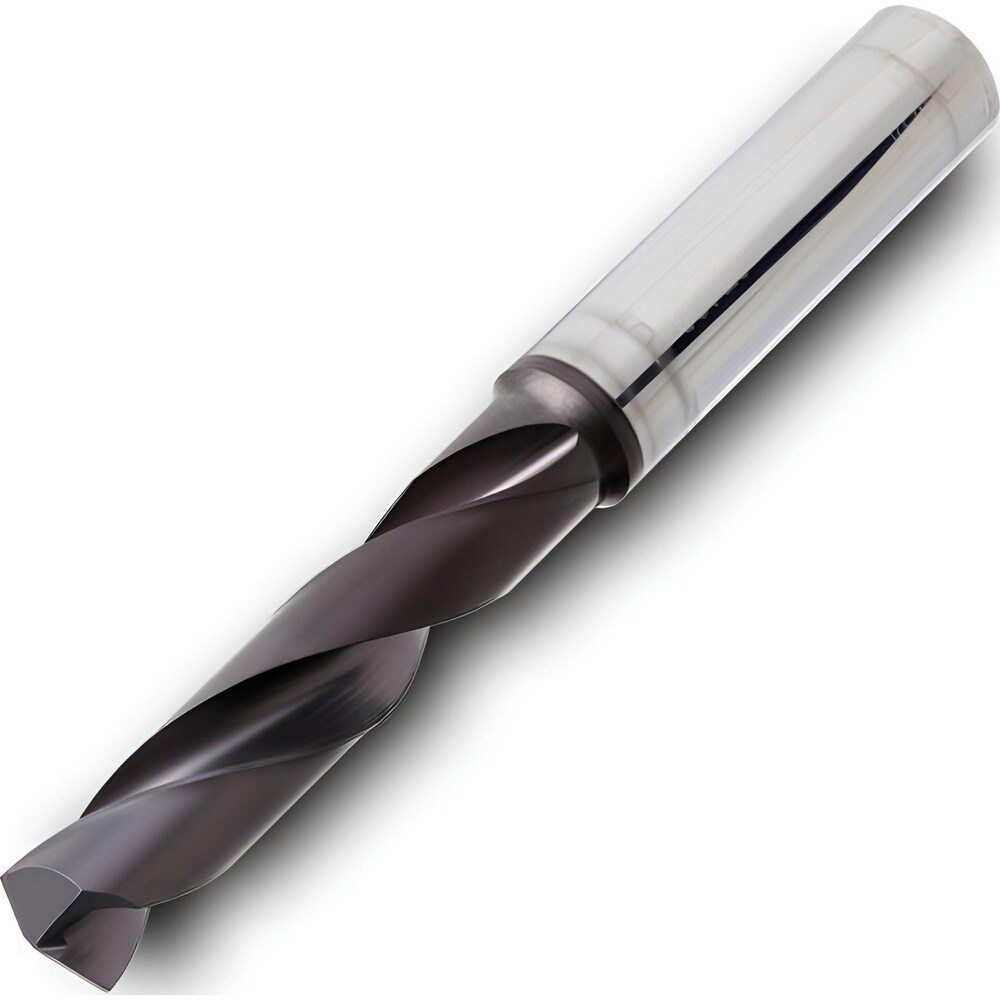 Jobber Length Drill Bit: 10.9 mm Dia, 140 &deg;, Solid Carbide