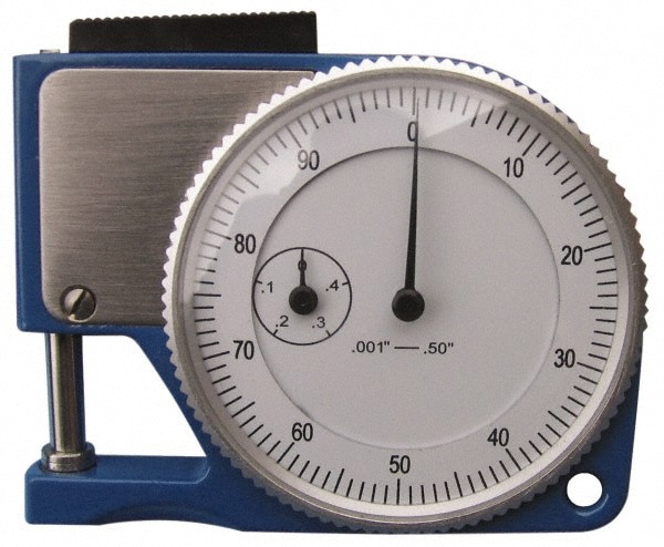 Dial Thickness Gages; Minimum Measurement (mm): 0.00 ; Maximum Measurement (mm): 10.00