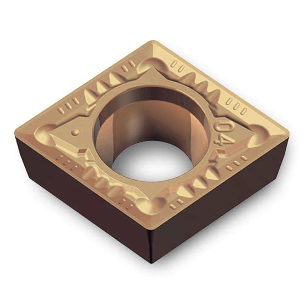 Turning Inserts; Relief Angle: 7 ; Insert Style: CCMT ; Corner Radius (Decimal Inch): 0.0160 ; Included Angle: 80.0 ; Manufacturer Grade: TT5080 ; Coating/Finish: AlTiN; TiN