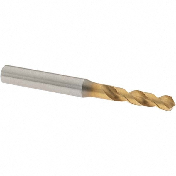 Screw Machine Length Drill Bit: 6.10 mm (0.2402) Dia, 120 deg, Vanadium High Speed Steel