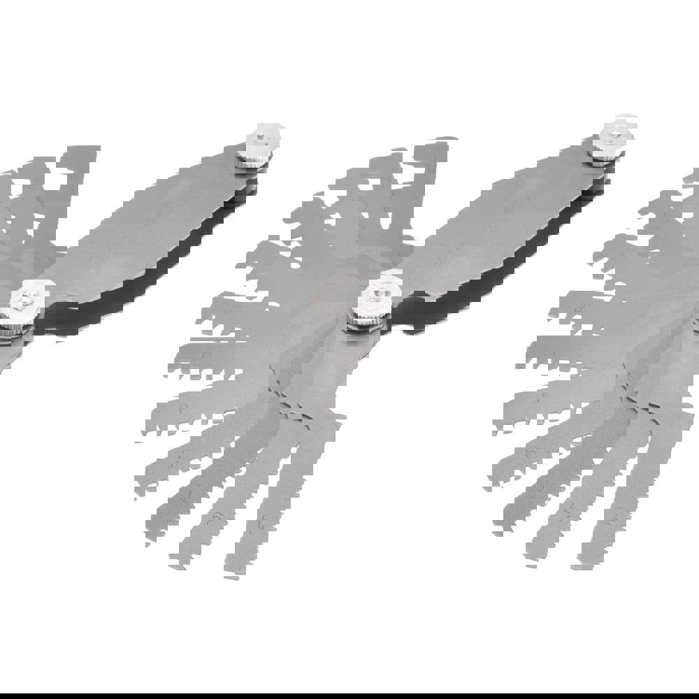 12 Leaf, 2 to 20mm Pitch Range, Screw Pitch Gage