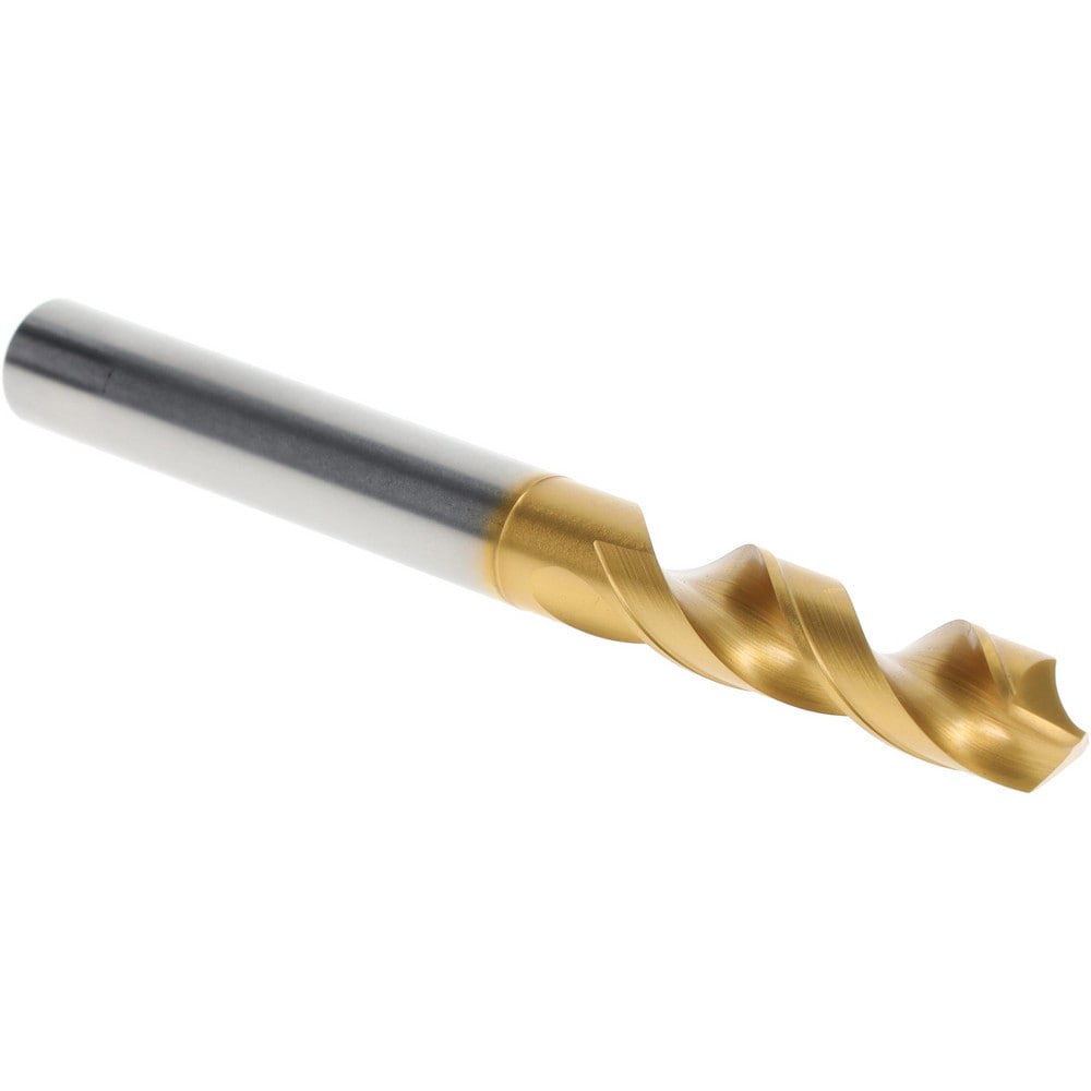 Screw Machine Length Drill Bit: 7.90 mm Dia, 120 deg Point, High-Speed Steel