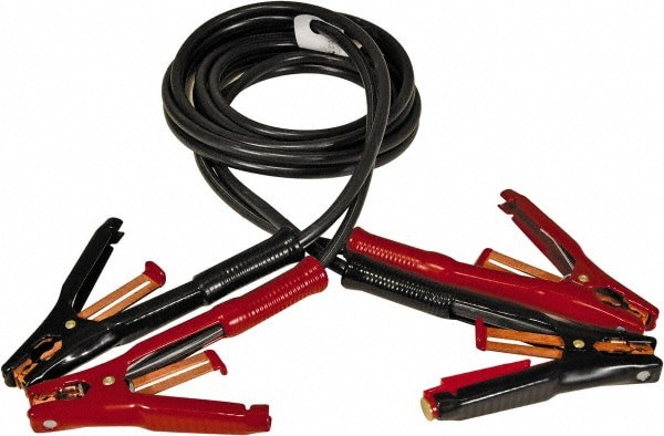 Booster Cables; Cable Type: Heavy-Duty Booster Cable ; Wire Gauge: 5 AWG ; Cable Length: 12 ; Cable Color: Black; Red ; Amperage: 500 ; Includes: Flexi-Spring Strain Relief And Side Terminal Adapters