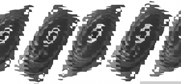 Plate-Type Vibration Control Mounts; Axial Load Capacity: 425 (Pounds)