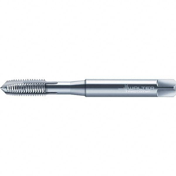 Spiral Point Tap: M2.5 x 0.45, Metric, 2 Flutes, Plug, 6H, Cobalt, Bright Finish