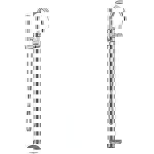 Single Handle Knob/Lever Floor Mount Filler in Chrome