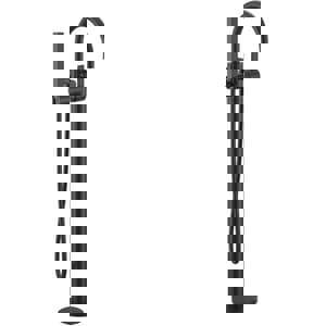 Single Handle Tub Filler with Handshower in Matte Black