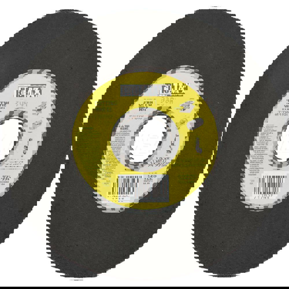 Cutoff Wheel: Type 1, 5