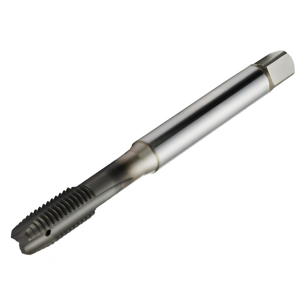 Spiral Point Tap: 5/16-24 UNF, 3 Flutes, Plug Chamfer, 2BX Class of Fit, High-Speed Steel-E-PM, TiAlN Coated