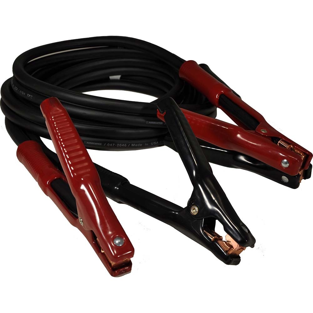 Booster Cables; Cable Type: Heavy-Duty Booster Cable ; Wire Gauge: Multiple Gauge ; Cable Length: 15 ; Cable Color: Black/Red ; Amperage: 800