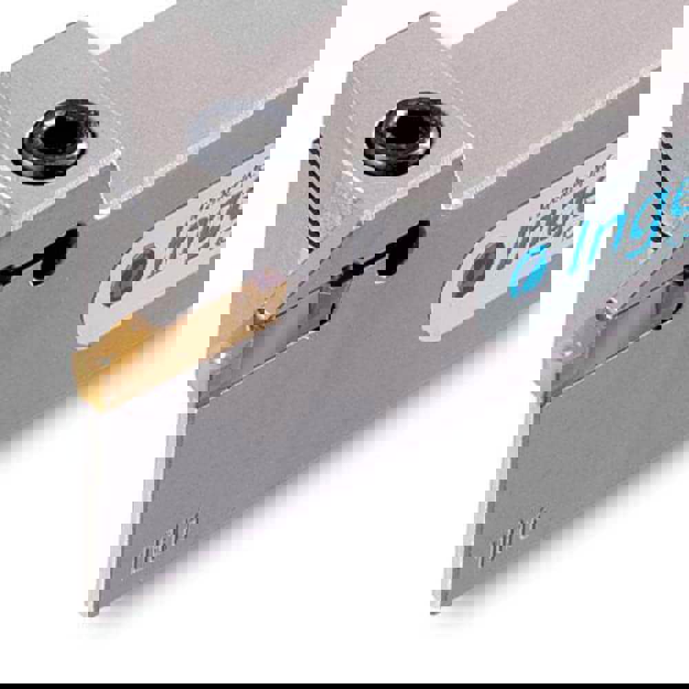 Indexable Grooving Toolholders; Toolholder Type: External Grooving ; Insert Seat Size: 2 ; Cutting Direction: Left Hand ; Maximum Depth of Cut (Decimal Inch): 0.6700 ; Minimum Groove Width (Decimal Inch): 0.0790 ; Toolholder Style: TTEL