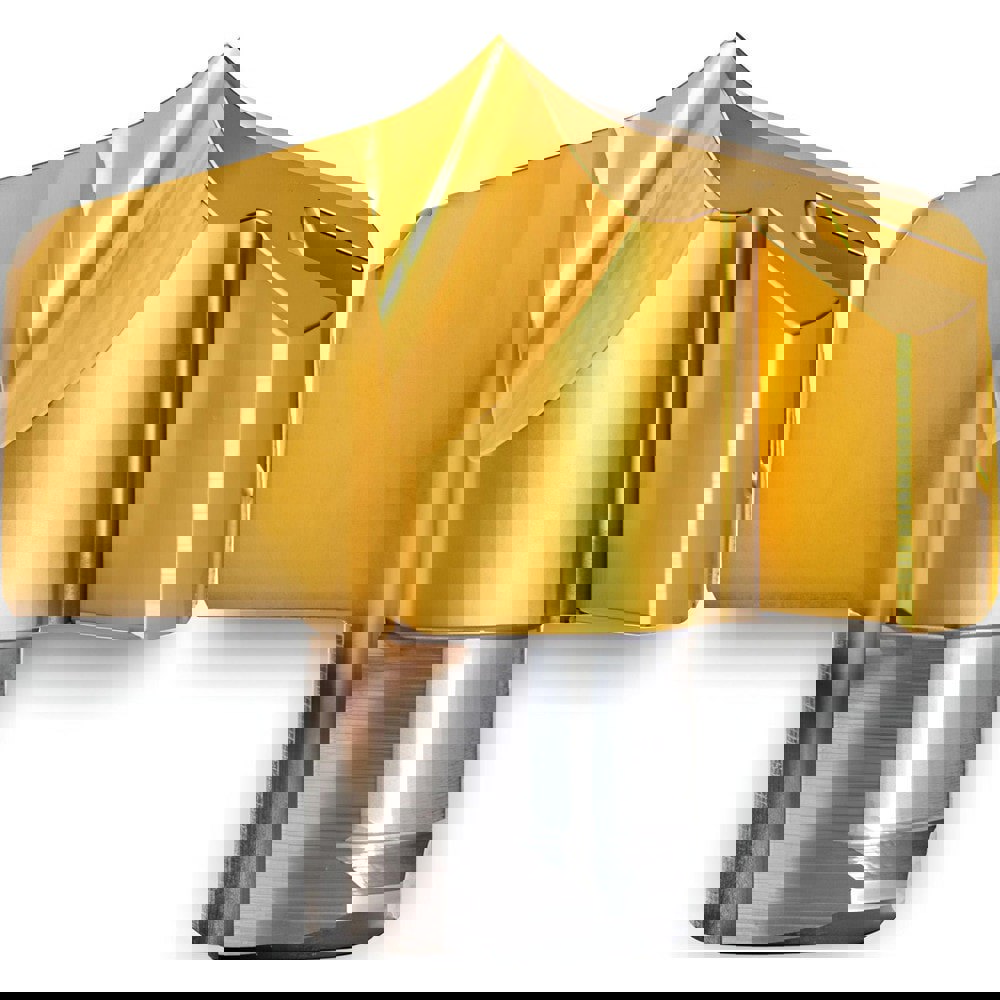 Replaceable Drill Tips; Cutting Diameter (Decimal Inch): 0.9843 ; Point Angle: 140.00 ; Tip Material: Solid Carbide ; Manufacturer Grade: IN2505 ; Series: TPC ; Coating Process: PVD