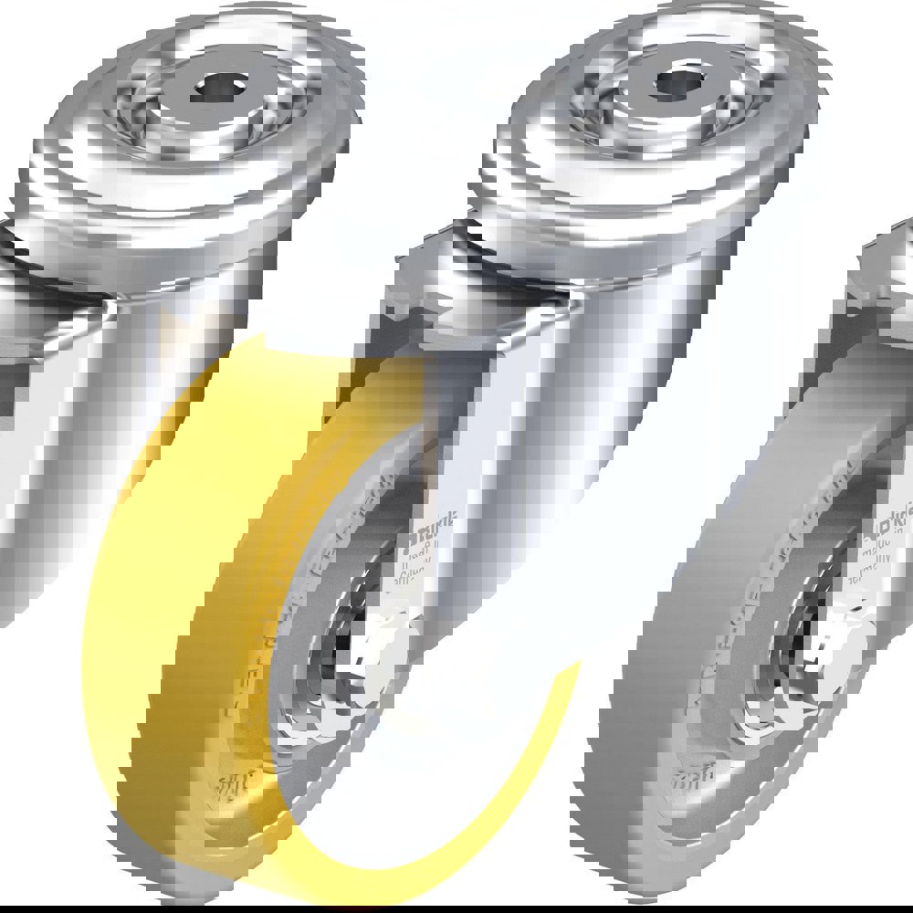Standard Casters; Mount: Hollow Kingpin ; Caster Type: Swivel ; Brake Type: No Brake ; Bearing Type: Precision Ball ; Style: Double Ball ; Wheel Diameter (Inch): 3-1/8