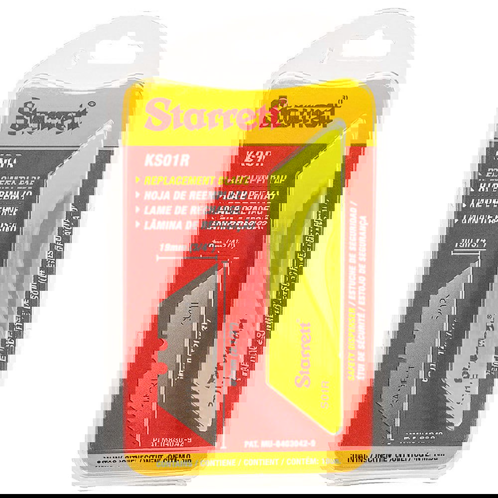 Knife Blades; Blade Type: Utility Knife ; Blade Material: Carbon Steel ; Blade Point Type: Sharp ; Blade Edge Type: Straight ; Blade Length (mm): 60.0000 ; Blade Thickness (Decimal Inch): 0.1700