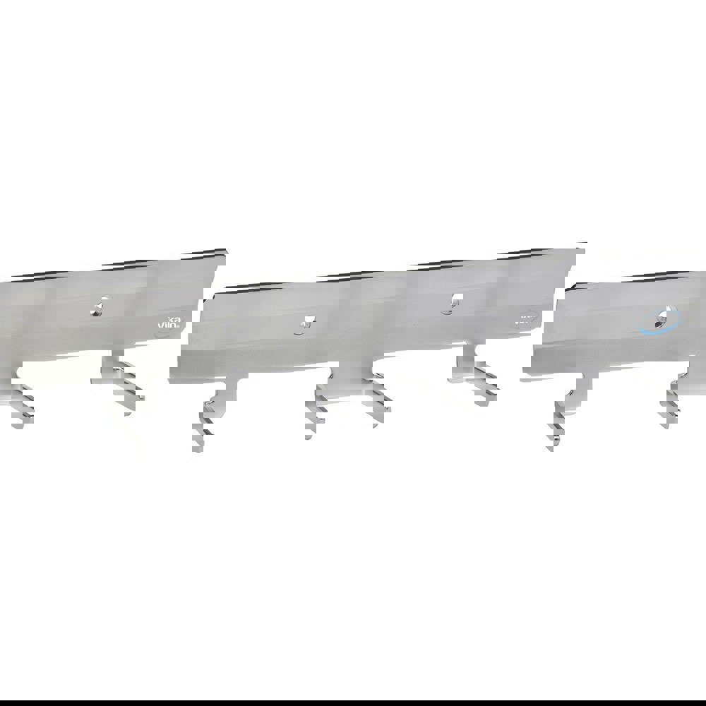 Mop & Broom Wall Hooks; Wall Hook Type: Wall Bracket ; Material: Stainless Steel ; Mount Type: Anchor ; Finish: Stainless Steel ; Number of Holders: 4.000 ; Color: Silver