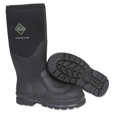 MUCK BOOT CHORE CLASSIC-BLACK STEEL TOE-SZ 11