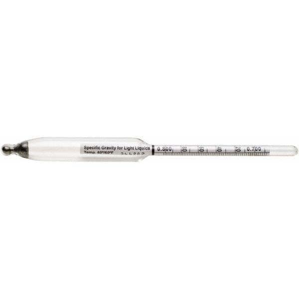 300mm Long, Steel Specific Gravity Hydrometer