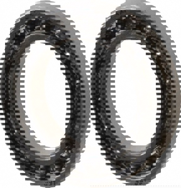 Thin Section Ball Bearing: 15 mm Bore Dia, 24 mm OD, 5 mm OAW, Open