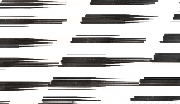 Drift Punch Set: 6 Pc, 0.125 to 0.3125