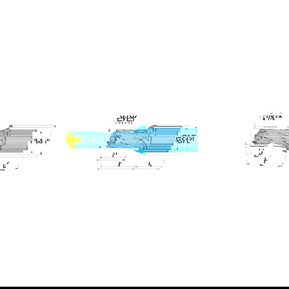 Replaceable-Tip Drill: 0.5118 to 0.5276