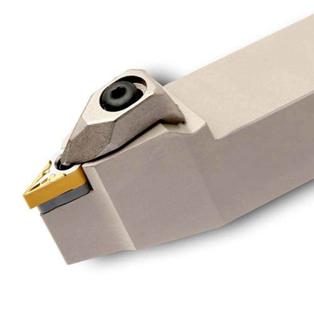 Indexable Turning Toolholders; Toolholder Style: TVVNN ; Lead Angle: 73.0 ; Insert Holding Method: Clamp ; Shank Width (Inch): 3/4 ; Shank Height (Inch): 3/4 ; Overall Length (Decimal Inch): 4.5000