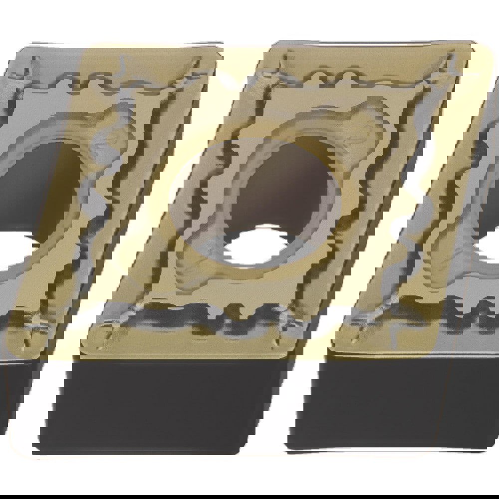 Turning Inserts; ANSI Insert Code: CNMG542 ; ISO Insert Code: CNMG160608 ; Relief Angle: 0 ; Insert Style: CNMG ; Corner Radius (mm): 0.80 ; Corner Radius (Inch): 1/32