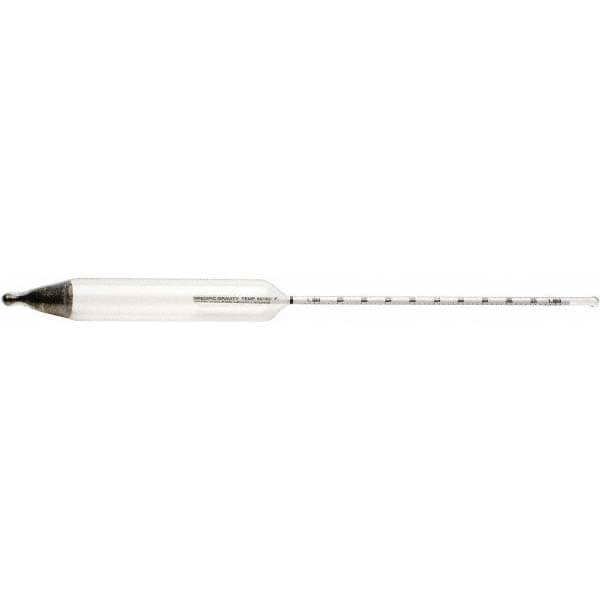 260mm Long, Steel Specific Gravity Hydrometer