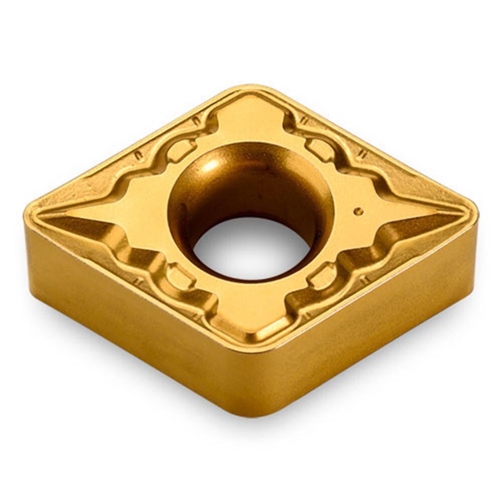 Turning Inserts; Relief Angle: 0 ; Insert Style: XNMG ; Corner Radius (Decimal Inch): 0.0160 ; Included Angle: 70.0 ; Manufacturer Grade: TT8125B ; Coating/Finish: TiCN; Al2O3; TiN