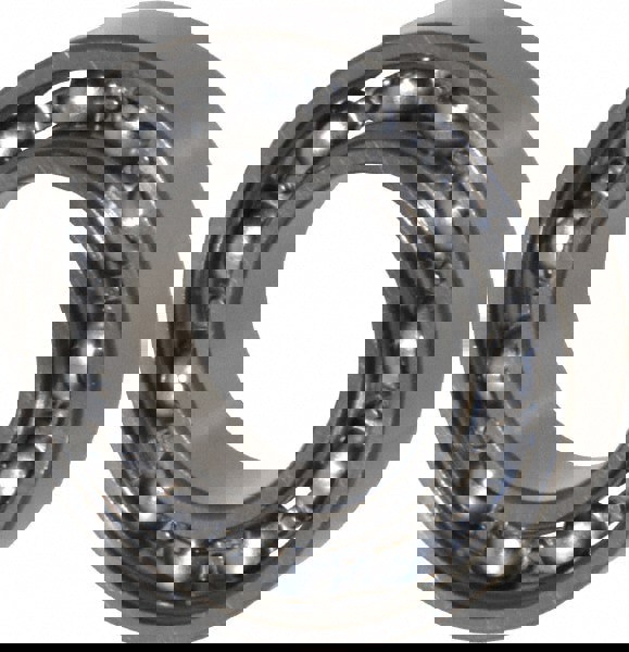 Thin Section Ball Bearing: 20 mm Bore Dia, 37 mm OD, 9 mm OAW, Open