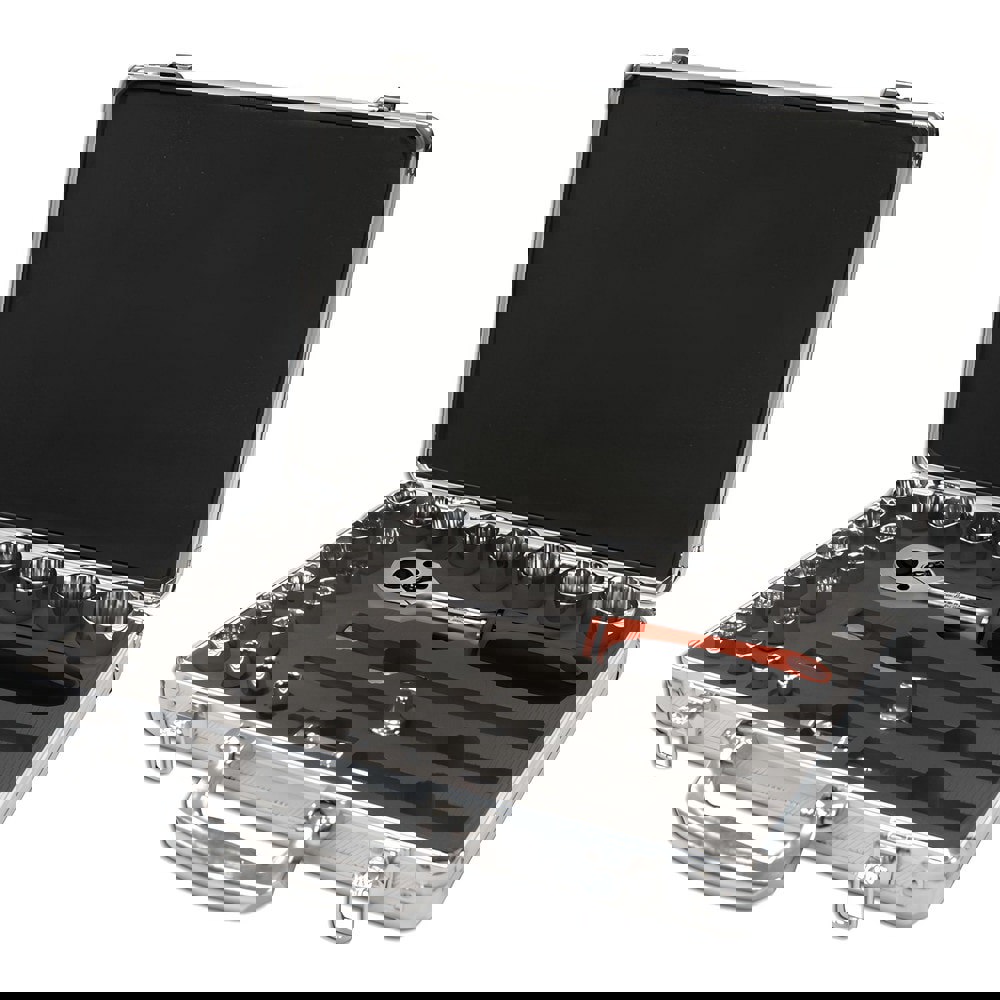 Socket Sets; Set Type: Standard ; Drive Size: 1/2 ; Minimum Size (mm): 10.00 ; Maximum Size (mm): 32.00 ; Tool Type: Socket Set ; Material: Chromium-Vanadium Steel