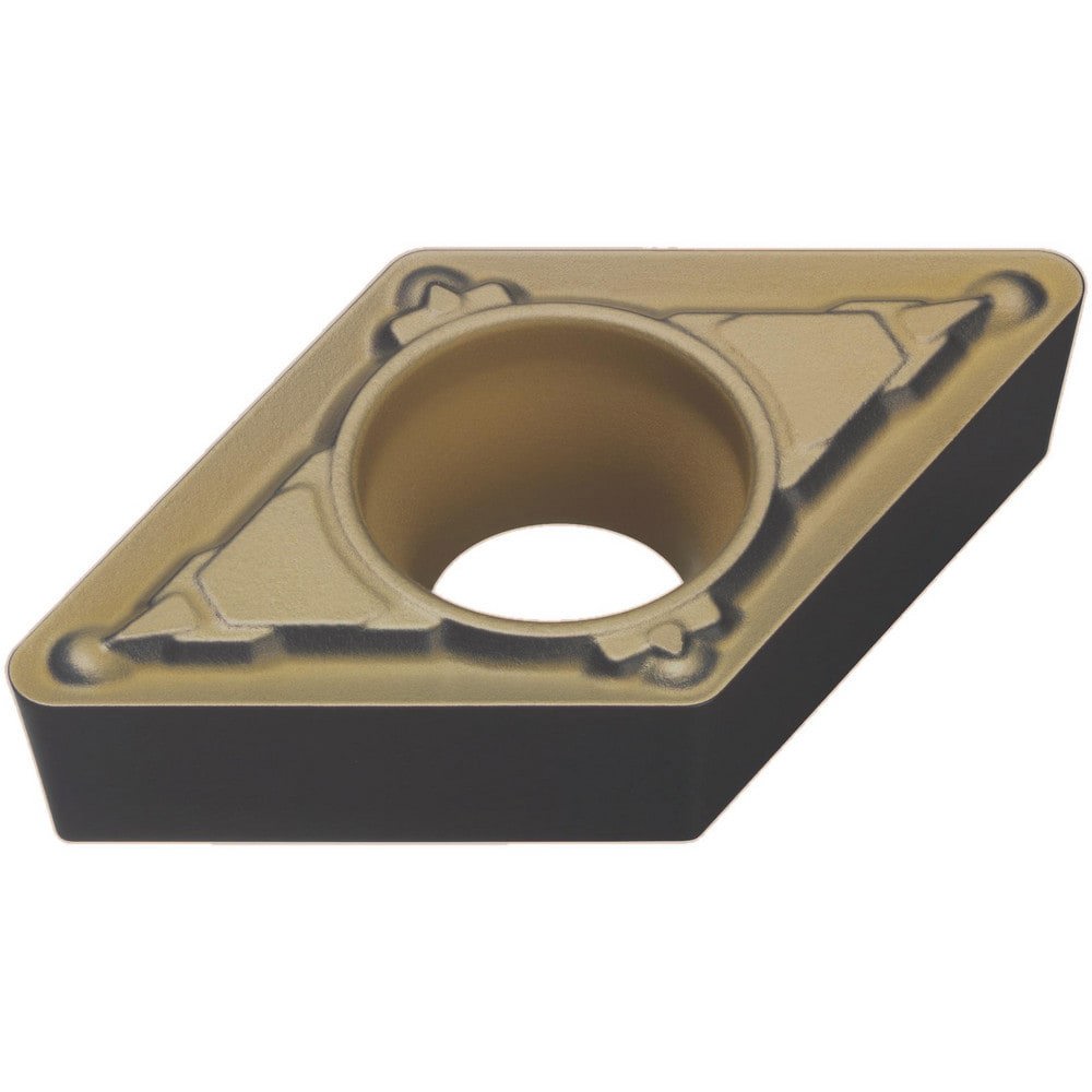 Turning Inserts; Relief Angle: 7.000 ; Insert Style: DCMT ; Corner Radius (mm): 0.40 ; Corner Radius (Inch): 1/64 ; Corner Radius (Decimal Inch): 0.0156 ; Included Angle: 55.00