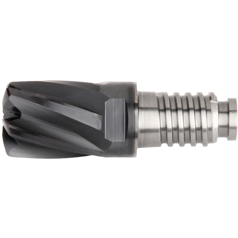 Corner Radius End Mill Head: 6 Flutes