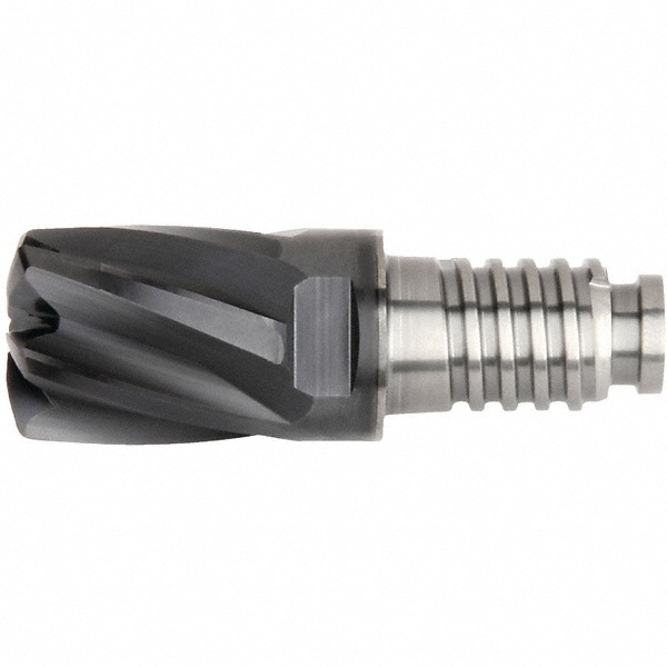 Corner Radius End Mill Head: 6 Flutes