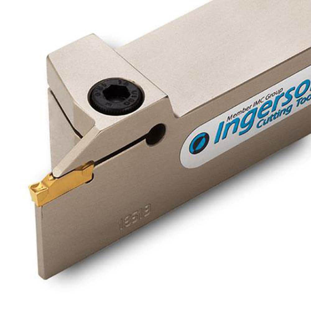Indexable Cut-Off Toolholders; Toolholder Style: RGER ; Multi-use Tool: Yes ; Compatible Insert Size Code: 3 ; Insert Holding Method: Clamp ; Cutting Tool Application: Grooving; Parting ; Primary Workpiece Material: Universal