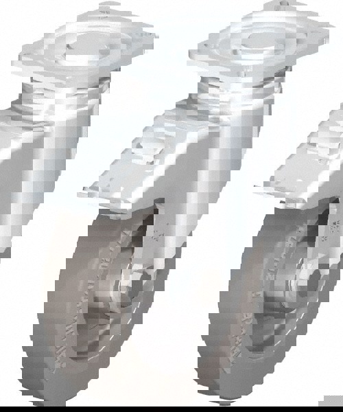 Swivel Top Plate Caster: Solid Rubber, 5