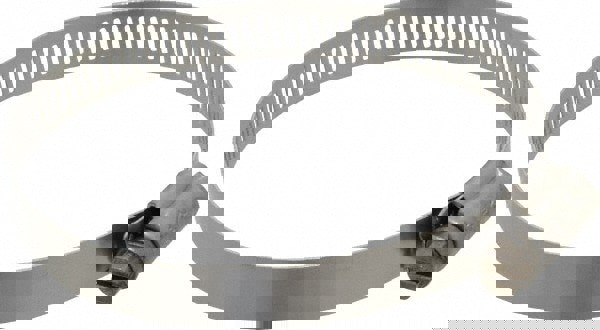 Worm Gear Clamp: SAE 48, 2-9/16 to 3-1/2